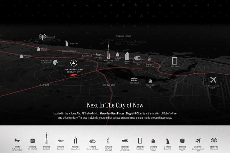 Maybach by Binghatti Location View